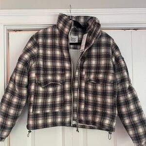 BDG Urban Outfitters Plaid Puffer